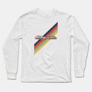 retro vintage color Skinny Lister Long Sleeve T-Shirt